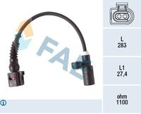 FAE 78279 - Sensor, revoluciones de la rueda