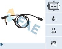 FAE 78193 - Sensor, revoluciones de la rueda