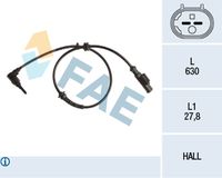 FAE 78241 - Sensor, revoluciones de la rueda