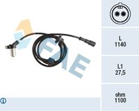 FAE 78166 - Sensor, revoluciones de la rueda