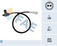 FAE 78400 - Sensor, revoluciones de la rueda