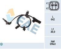 FAE 78306 - Sensor, revoluciones de la rueda