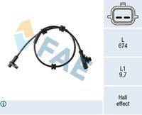 FAE 78454 - Sensor, revoluciones de la rueda