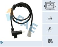 FAE 78371 - Sensor, revoluciones de la rueda