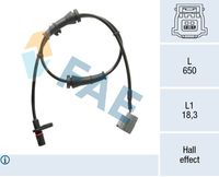 FAE 78485 - Sensor, revoluciones de la rueda