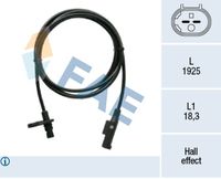 FAE 78524 - Sensor, revoluciones de la rueda