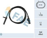 FAE 78543 - Sensor, revoluciones de la rueda