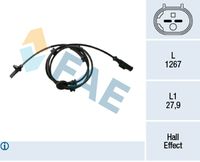 FAE 78433 - Sensor, revoluciones de la rueda