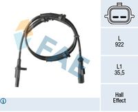 FAE 78513 - Sensor, revoluciones de la rueda