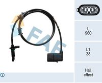 FAE 78535 - Sensor, revoluciones de la rueda