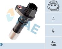 FAE 79224 - Tipo de vehículo: Vitz<br>Equipamiento de vehículo: para vehículos con sistema Start&Stop<br>Tipo de sensor: Hall<br>Profundidad de montaje [mm]: 62,2<br>Forma del enchufe: redondo<br>Número de conexiones: 3<br>