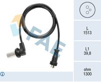 FAE 78613 - Sensor, revoluciones de la rueda