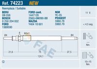 FAE 74223 - Bujía de precalentamiento