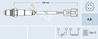 FAE 77346 - Sonda lambda: Sensor de paso<br>Longitud total [mm]: 350<br>Longitud de cable [mm]: 320<br>Número de enchufes de contacto: 4<br>