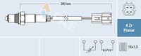 FAE 77452 - Código de motor: CR14DE<br>año construcción desde: 06/2005<br>Sonda lambda: Sonda de regulación<br>Sonda lambda: térmico<br>Longitud [mm]: 300<br>Número de enchufes de contacto: 4<br>Color de conector: negro<br>Nº de información técnica: Universal 77004<br>