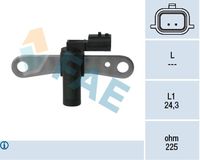 FAE 79327 - Código de motor: K7M 800<br>Número de enchufes de contacto: 2<br>Profundidad de montaje [mm]: 24<br>