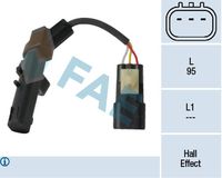 FAE 79376 - Tipo de sensor: Hall<br>Número de enchufes de contacto: 3<br>Color de carcasa: negro<br>Longitud de cable [mm]: 205<br>Artículo complementario / información complementaria 2: con cable<br>