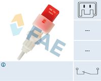 FAE 24668 - Conmutador, accionamiento embrague (control veloc.)