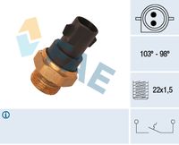 FAE 37290 - Interruptor de temperatura, ventilador del radiador