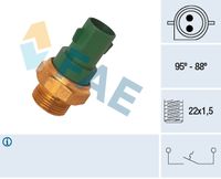 FAE 37240 - Interruptor de temperatura, ventilador del radiador