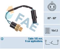 FAE 36610 - Interruptor de temperatura, ventilador del radiador