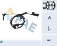 FAE 78110 - Sensor, revoluciones de la rueda