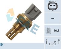 FAE 33236 - Sensor, temperatura del aire de admisión