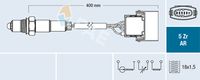 FAE 75016 - Sonda lambda: Sonda de regulación<br>Lado de montaje: delante del catalizador<br>Longitud [mm]: 500<br>Número de enchufes de contacto: 6<br>