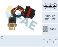 FAE 38290 - Interruptor de temperatura, ventilador del radiador