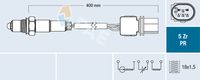 FAE 75074 - año construcción desde: 08/2006<br>año construcción hasta: 05/2009<br>Lado de montaje: delante del catalizador<br>Sonda lambda: Sonda de regulación<br>Longitud [mm]: 400<br>Número de enchufes de contacto: 6<br>Sonda lambda: Sonda lambda de banda ancha<br>