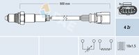 FAE 77510 - Sonda lambda: Sensor de paso<br>Longitud de cable [mm]: 740<br>Cantidad líneas: 4<br>Rosca empalme: M18x1.5<br>