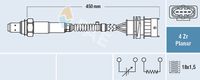 FAE 77525 - Sonda lambda: Sonda de regulación<br>Lado de montaje: delante del catalizador<br>año construcción hasta: 12/2012<br>Sonda lambda: térmico<br>Longitud de cable [mm]: 500<br>Número de enchufes de contacto: 4<br>Color de conector: negro<br>Nº de información técnica: Universal 77004<br>