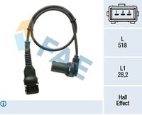 FAE 79454 - Sensor, posición arbol de levas