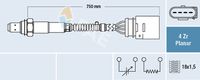 FAE 77906 - Código de motor: AXP<br>Código de motor: BCA<br>Sonda lambda: Sonda de diagnosis<br>Longitud [mm]: 550<br>Nº de información técnica: Universal 77015<br>