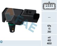 FAE 15075 - Sensor, presión colector de admisión