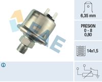 FAE 14780 - Sensor, presión de aceite