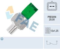 FAE 18502 - Sensor, presión de aceite