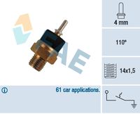 FAE 35780 - Interruptor de temperatura, testigo de líquido refrigerante