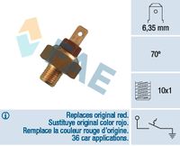 FAE 35660 - Interruptor de temperatura, testigo de líquido refrigerante