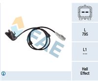 FAE 78405 - Sensor, revoluciones de la rueda