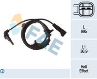 FAE 78262 - Sensor, revoluciones de la rueda