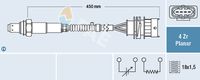 FAE 77648 - Sonda lambda: Sonda de diagnosis<br>Lado de montaje: después de catalizador<br>Longitud de cable [mm]: 300<br>Número de enchufes de contacto: 4<br>Color de conector: negro<br>