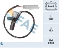 FAE 79464 - Sensor de revoluciones, caja de cambios manual