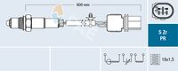 FAE 75159 - Sonda lambda: Sensor de paso<br>Longitud de cable [mm]: 290<br>Cantidad líneas: 4<br>Juego alternativo de reparación: 570112<br>