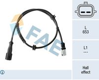 FAE 78331 - Sensor, revoluciones de la rueda