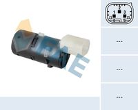 FAE 66025 - Lado de montaje: posterior<br>año construcción hasta: 03/2001<br>Número de enchufes de contacto: 3<br>Propiedad química: barnizable<br>Color de conector: blanco<br>Forma: recto<br>Color: negro<br>