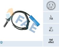 FAE 78531 - Sensor, revoluciones de la rueda