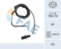 FAE 68038 - Longitud de cable [mm]: 1590<br>Número de enchufes de contacto: 2<br>Profundidad de montaje [mm]: 55<br>Rosca empalme: M14x1,5<br>