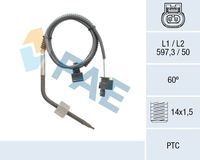 FAE 68054 - Sensor, temp. gas escape