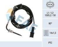 FAE 68088 - Medida de rosca: M14x1,5<br>Longitud de cable [mm]: 275<br>Color de conector: negro<br>Lado de montaje: después de catalizador<br>